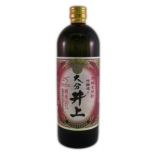 大分井上 麦焼酎 25度 720ml