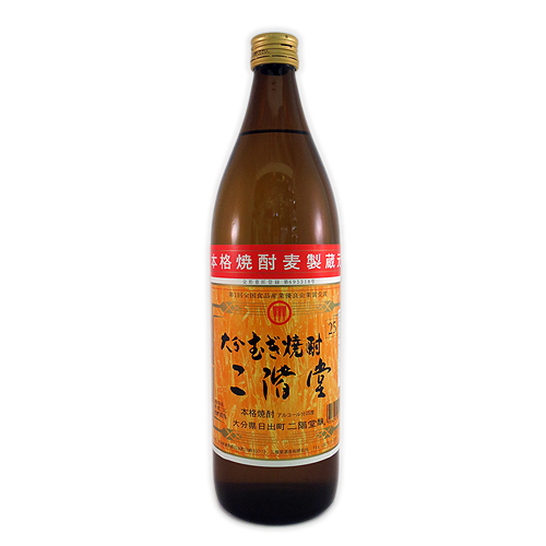 二階堂むぎ焼酎25度 900ml