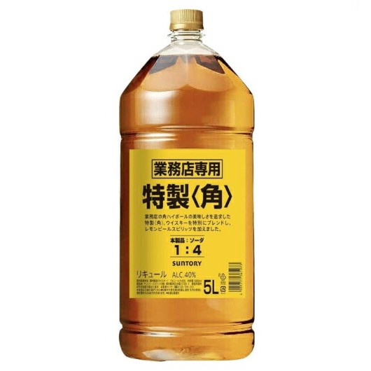 ｻﾝﾄﾘｰ角ペット　５Ｌ